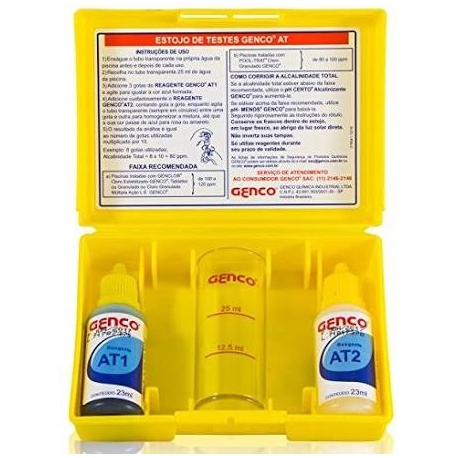 Kit análise de alcalinidade